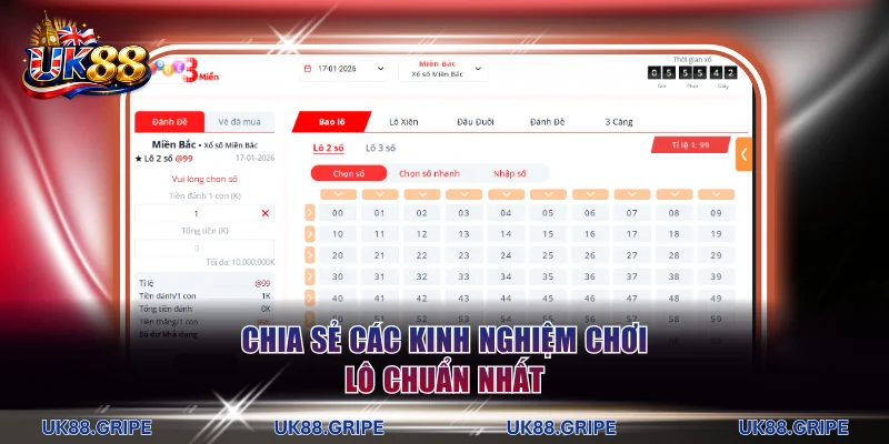 Chia sẻ các kinh nghiệm chơi lô chuẩn nhất