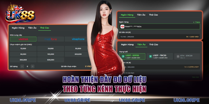 Hoàn thiện đầy đủ dữ liệu theo từng kênh thực hiện